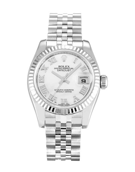 Rolex Datejust Quadrante Bianco Diar Roman Marker Lady 179174 26MM