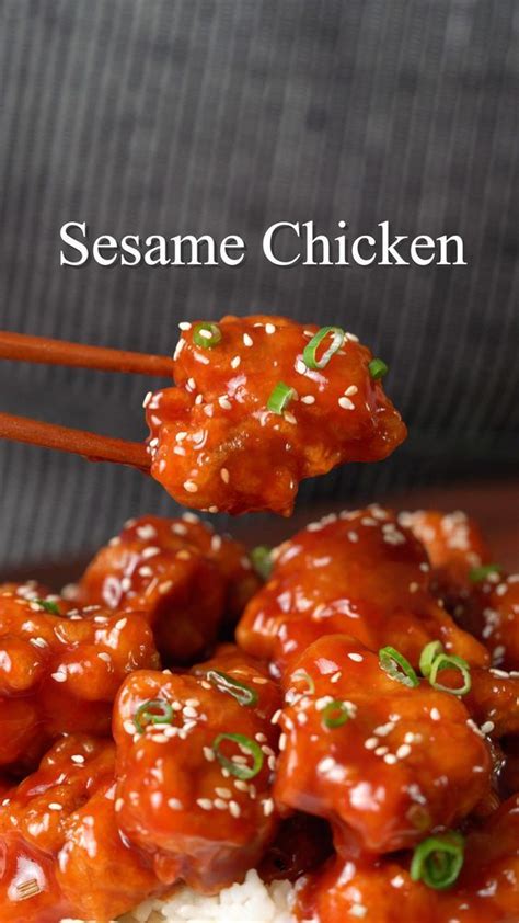 Easy Sesame Chicken Two Plaid Aprons Recipe Vegetarian Fast Food