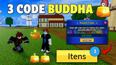 3 Novos Da Fruta Buddha No Blox Fruits 29 CÓdigos De Exp Beli E Reset