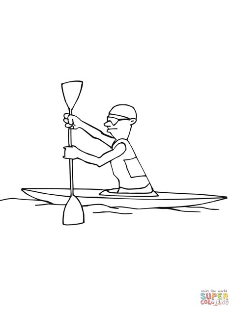 Coloriage Canoë kayak Coloriages à imprimer gratuits