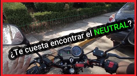 C Mo Encontrar El Neutral En Una Moto Est Ndar Manejando Moto Por