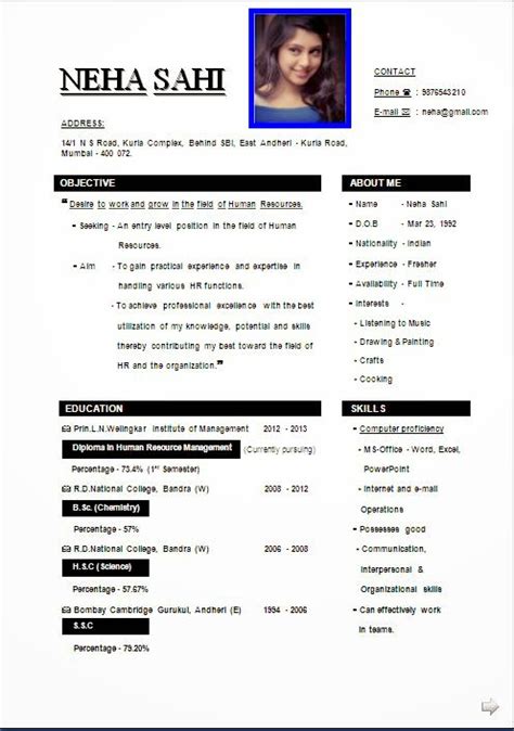 Sri Lankan CV Templates