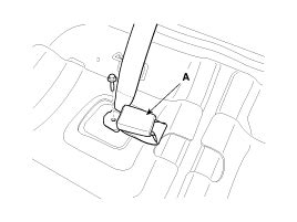 Kia Optima Hybrid Rear Seat Belt Repair Procedures Seat Belt