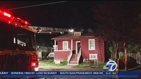 Three Displaced By House Fire In San Jose Abc7 San Francisco