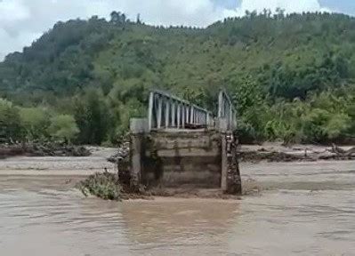 Orpit Jembatan Termanu Jebol Akses Ke Amfoang Lumpuh Total Pena Timor