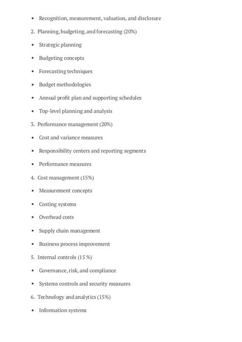 Structure Of The Us Cma Exam Pdf