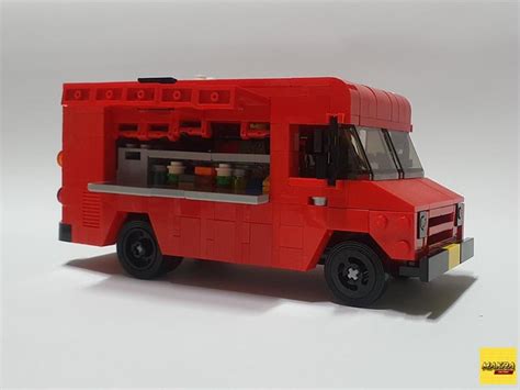 LEGO MOC Food Truck by maxra | Rebrickable - Build with LEGO