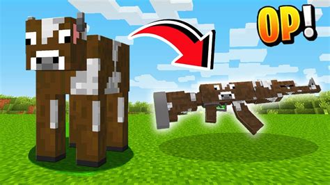 Minecraft But You Can Turn Mobs Into Weapons Minecraft Videos