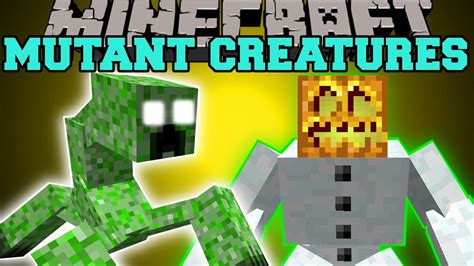 Minecraft Mutant Creatures Mod Mutant Creeper And Mutant Snow Golem