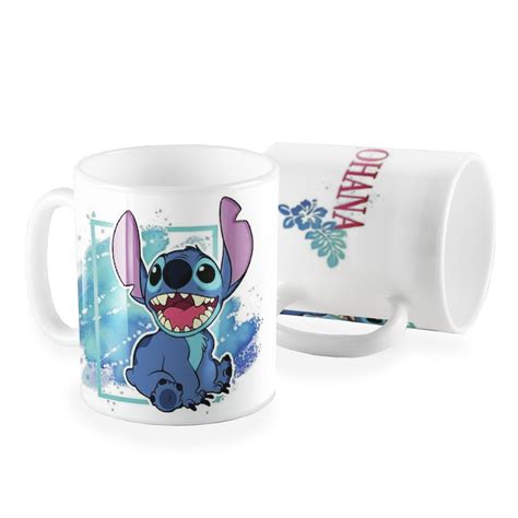 Caneca Lilo Stitch Ohana Mais Brinde