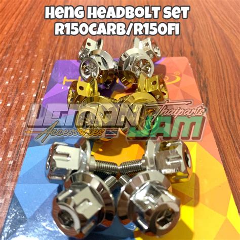 HENG HEAD BOLT R150 Carb Fi CNC RAIDER 150 PER SET CNC GEAR