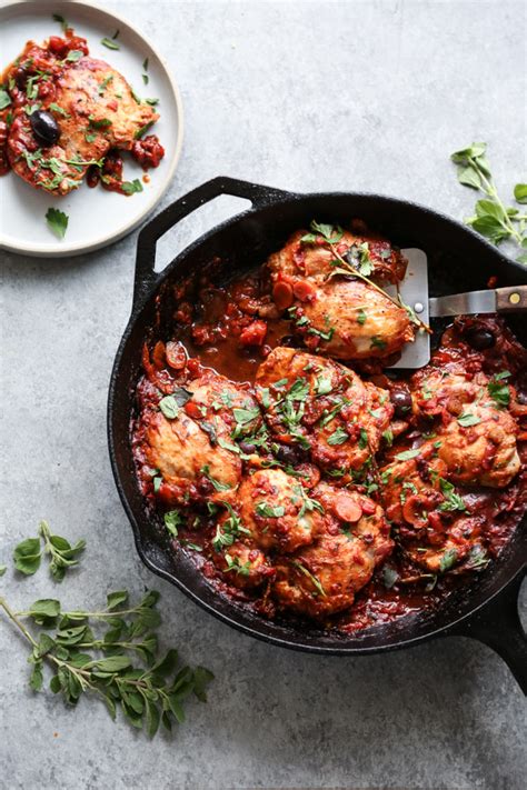 One Pan Low Fodmap Chicken Cacciatore Story Telling Co