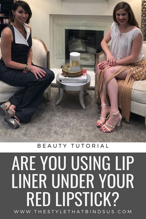 Beauty Tutorial Are You Using Lip Liner Under Your Red Lipstick In