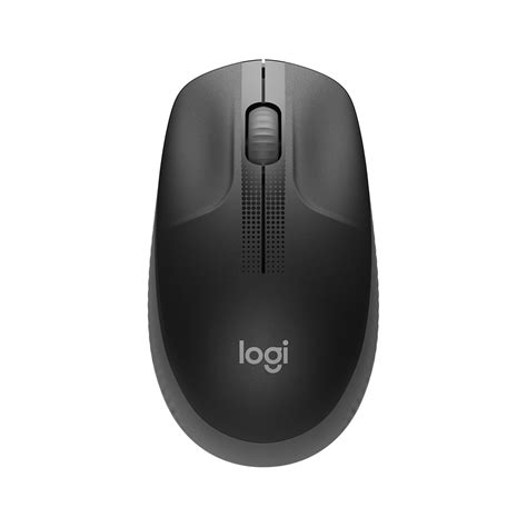 Logitech Wireless Mouse M190 Full Size Ambidextrous Curve Design 18 Month Battery With Power