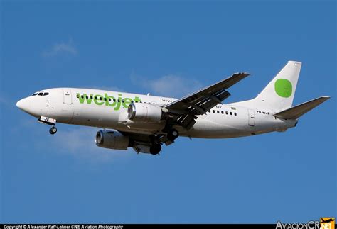 PR WJF Webjet Linhas AÃreas Boeing 737 341 AviacionCR net