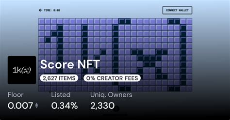 0001 Ξ Score Nft Collection Opensea Pro