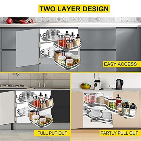 Vevor Swing Right Blind Corner Cabinet Pull Out For Inch Cabinet