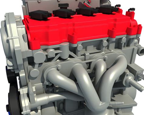 Car Engine 3d Model 3d Horse