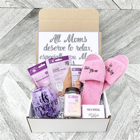 Mom Spa T Set Pamper Yourself Spa T Box With French Lavender And Citrus Moms Day To Relax