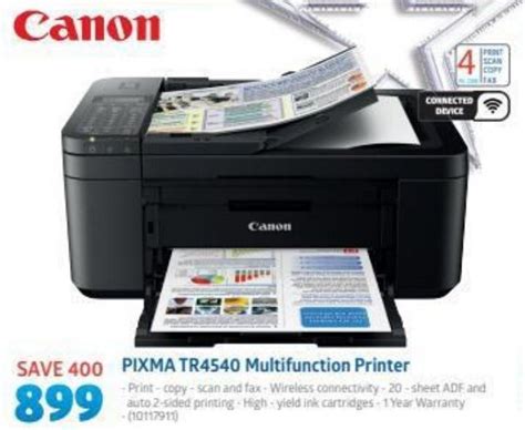 Pixma Tr Multifunction Printer Offer At Incredible Connection