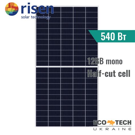 Сонячна панель Risen Rsm110 8 540m 540 Вт купити в Україні Eco Ua