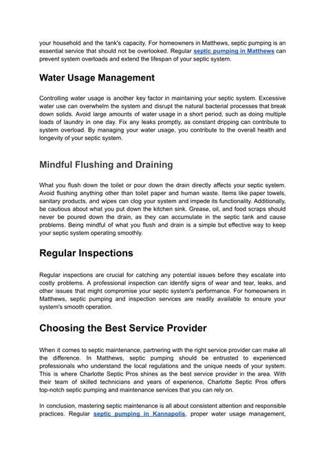 PPT Mastering Septic Maintenance Keys To A Smooth Operation