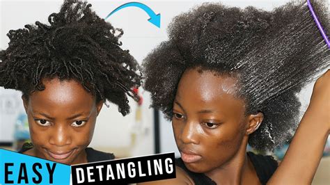 How To Detangle C Natural Hair After Wash And Go How To Detangle