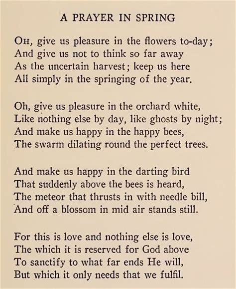 Spring Poem By Robert Frost 1915 Sprüche It Goes On