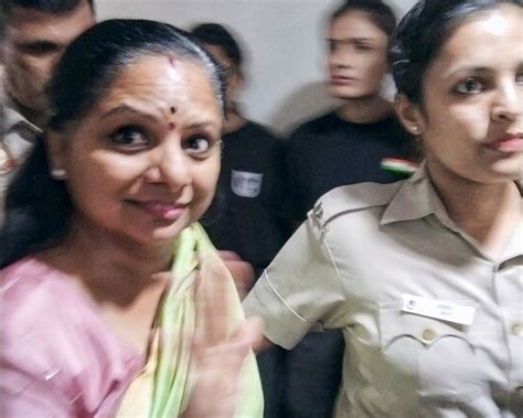 Excise Scam Delhi Court Sends K Kavitha To Cbi Custody Till April 15