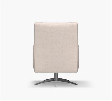 Isaac Upholstered Swivel Armchair Pottery Barn