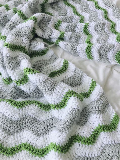 Green Thermal Baby Blanket