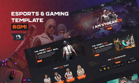 Esports Gaming Template Bgmi Gaming Template Design Behance