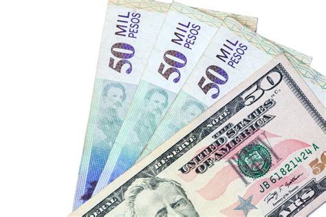 Exchange Rate between US Dollar and Colombian Peso in 2019 Stock Image ...