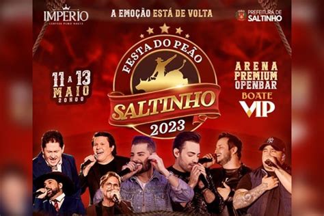 Festa do Peão de Saltinho começa nesta quinta 11 atrações imperdíveis