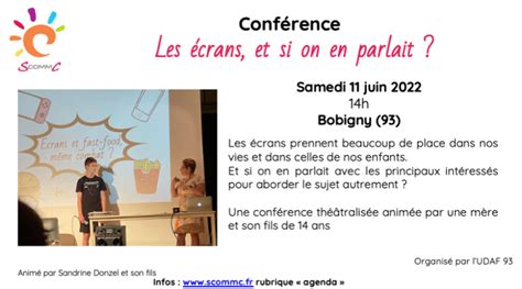 Conf Rence Les Crans Et Si On En Parlait Bobigny Seine Saint