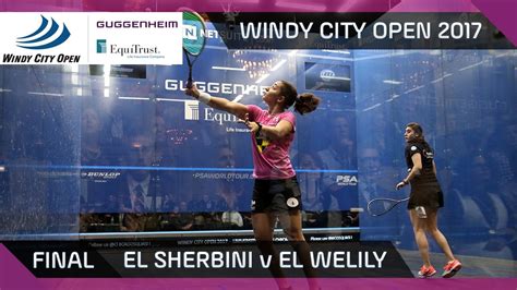 Squash El Sherbini V El Welily Windy City Open 2017 Final Highlights