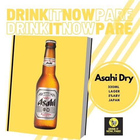 Asahi Dry 330ml Bottle - Drink it Now, Pare!