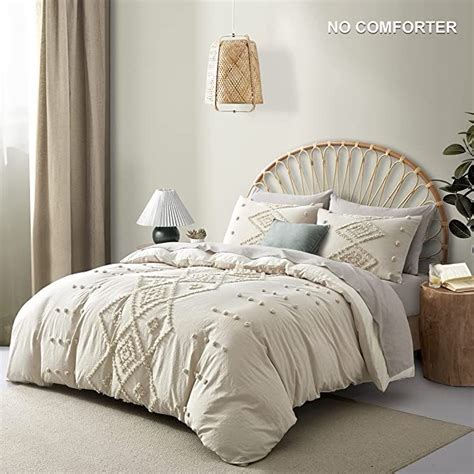 Oli Anderson Tufted Duvet Cover King Size Soft And Lightweight Duvet