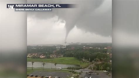 Weathernation On Twitter Another Shot Of A Tornado In Miramar Beach