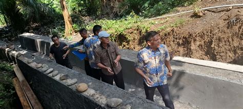 Ini Pembangunan Desa Tanjung Lontar Saat Di Kunjungi Tim Kecamatan