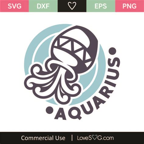 Aquarius Svg Cut File Svg Lovesvg