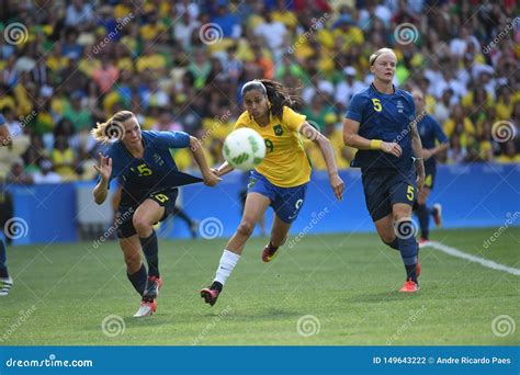 Brazilian Women`s Soccer Team Editorial Photography - Image of fifa ...