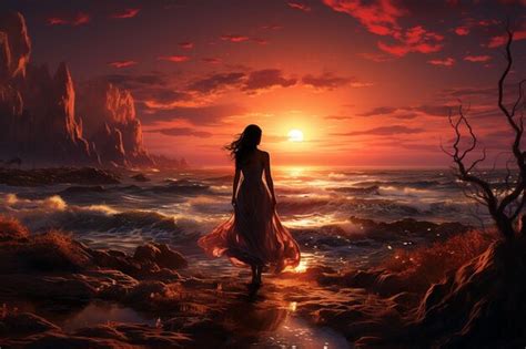 Premium Photo Romantic Sunset