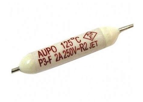 Aupo P3 F Pico Subminiature Pellet Ceramic Thermal Fuse TF Cutoff 125C