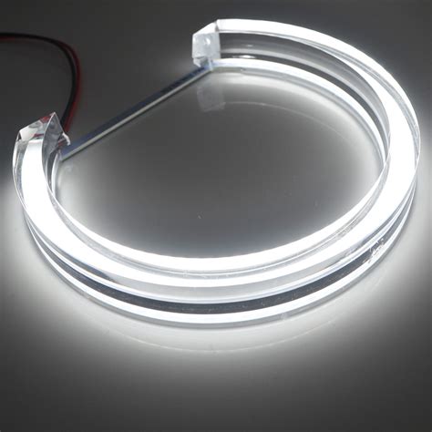 White Crystal Led Angel Eye Halo Ring Retrofit Lights For Bmw E E