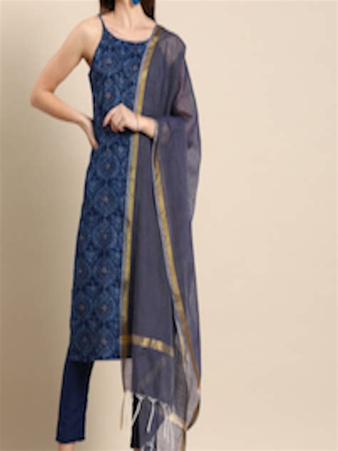 Buy Anouk Ethnic Motifs Printed Regular Kurta With Trousers And Dupatta