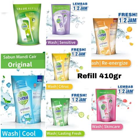 Dettol Refill Body Wash Ml Lazada Indonesia