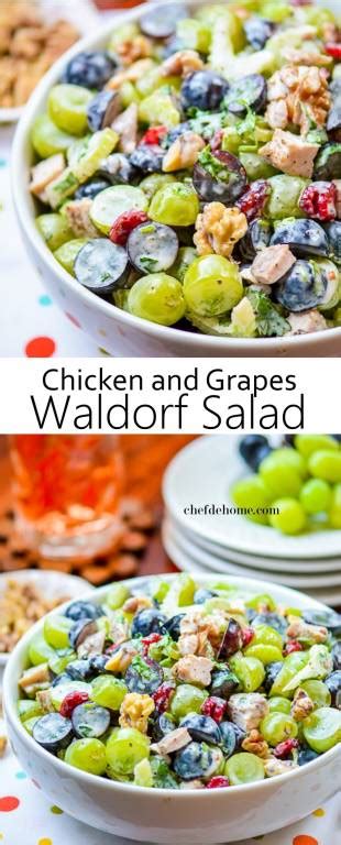 Chicken Waldorf Salad With Grapes Recipe