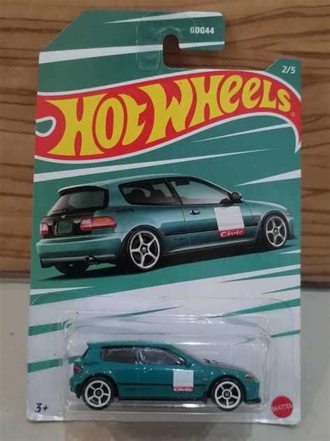 Hot Wheels Honda Civic Series Honda Civic EG Teal Hobbies Toys Toys Games On