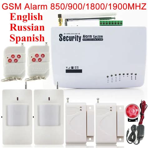 NEW New Wireless Wired GSM Voice Home Security Burglar Alarm System